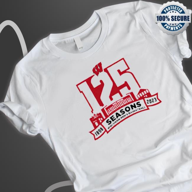 Wisconsin Badgers 125 Seasons 1898 2023 Logo Hooded Sweatshirt Wisconsin Badgers 125 Seasons 1898 2023 Logo Sweatshirt