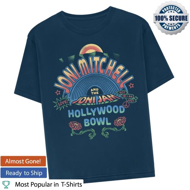 Joni Mitchell Official Store Merch Shop Joni Jam Rainbow Bowl Unisex Sweatshirt