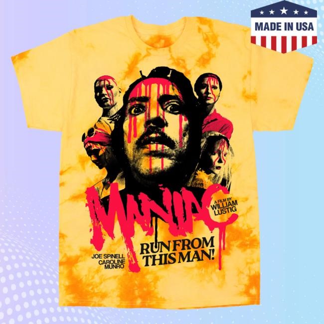Studiohouse Designs Studiohouse Horror Merch Maniac Tiedye T-Shirt