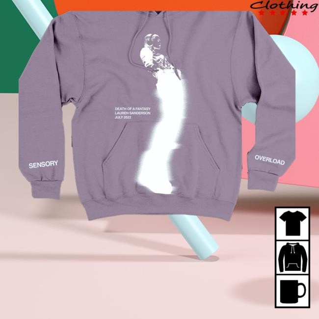 Lauren Sanderson Merch Store Shop Doaf Sensory Overload Purple Hoodie Sweatshirt