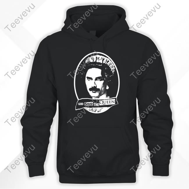 Official Freddie Mercury God Save The Queen T-Shirt