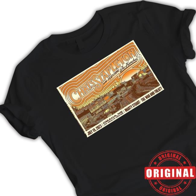 Chris Stapleton July 19 2023 Omaha, Ne Poster Tee Shirt