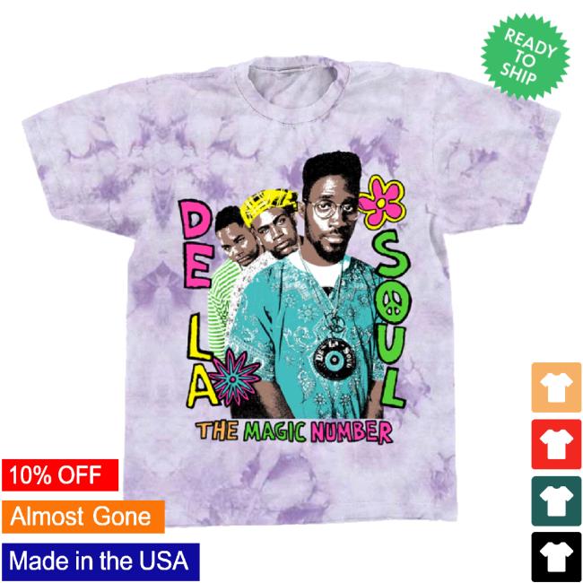 Trending Weare De La Soul 3 Merch Store The Magic Number Purple Tie-Dye Hoodie Sweatshirt Wearedelasoul Shop