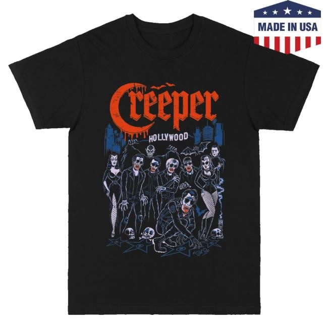 Down Right Merch Creeper Blood Rains Shirt