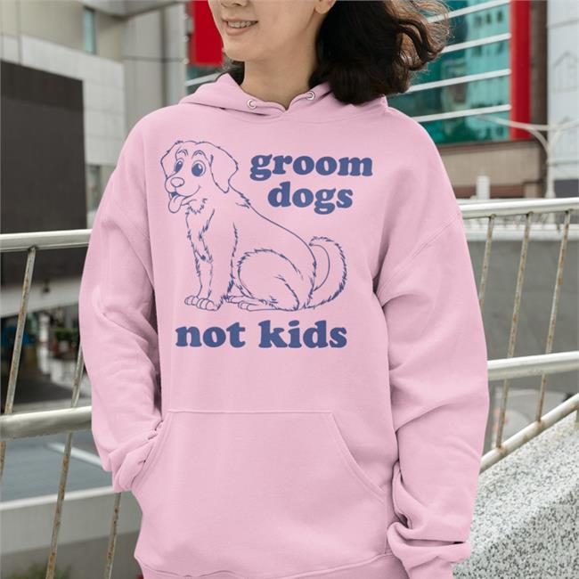 Groom Dogs Not Kids Hoodie Gays Against Groomers White