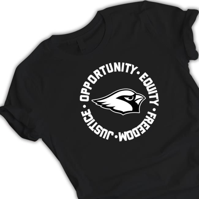 Arizona Cardinals Opportunity Equality Freedom Justice Hoodie