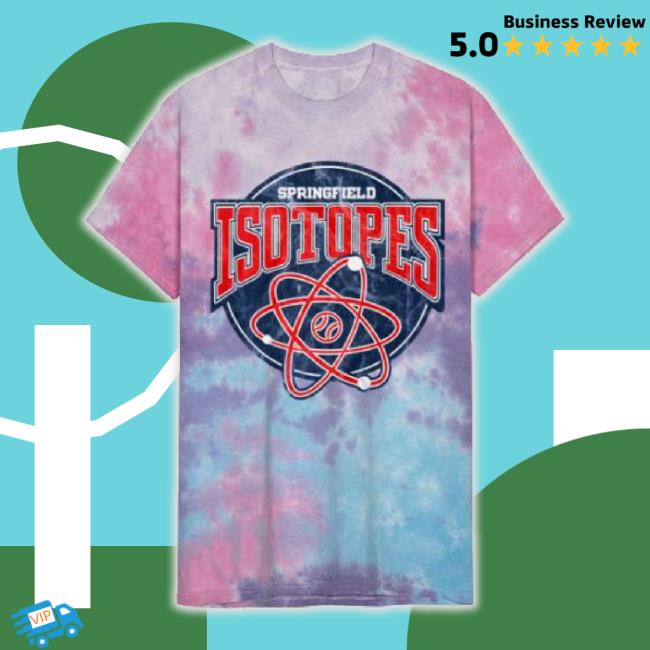Springfield Isotopes Baseball' Unisex Tie Dye T-Shirt