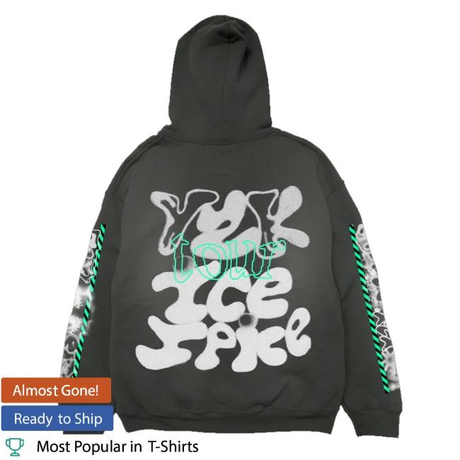 Ice Spice Music Merch Y2k Tour Black Pullover Ls Tee