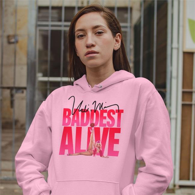Nicki Minaj Baddest Alive Shirt Nicki Minaj Official Store