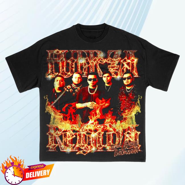 Official Fuerza Regida Clothing Merch Store Shop Fuerza Regida Pa Las Babys Y Belikeada - Black Shirt New FuerzaRegida
