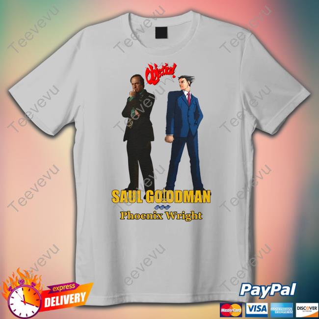 Phoenix x Saul Tee Shirt Goofyahhtees Merch Saul Goodman Phoenix Wright Tank Top