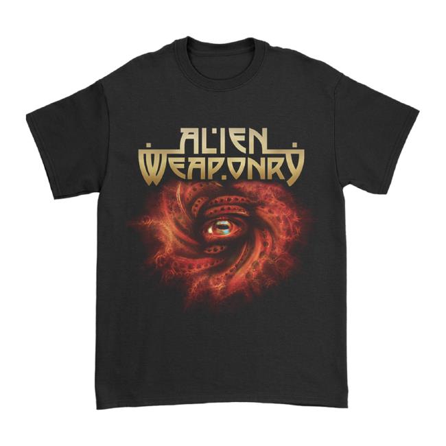 Original Alien Weaponry Merch Store Spiral Eye Tee (Black) Alienweaponry Shop