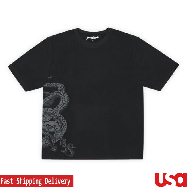 Official Yardsale Merch Store Yardsale Snake Emb Shirt (Black) Yardsale Shop