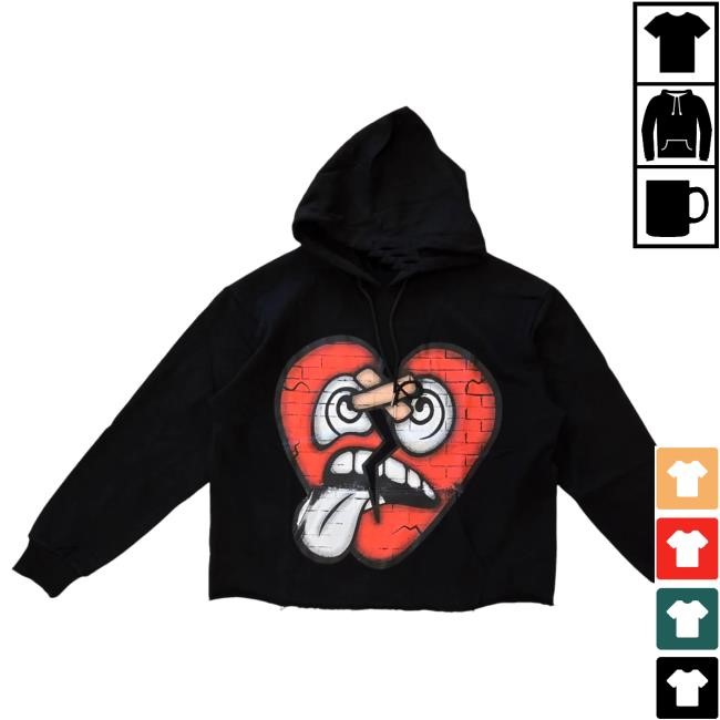 Nolimit Clothing Store Merch Mind Game Cropped Hoodie-Mg21 Black Hoodie