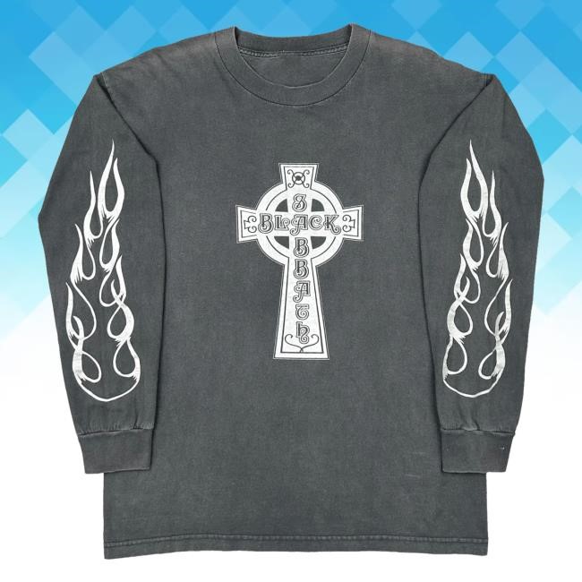 Jerks Store Mid 90S Black Sabbath Hooded Sweatshirt