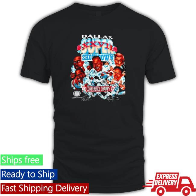 Premium 1993 Dallas Conference Champs Super Bowl Xxvii Dallas Cowboys Shirts