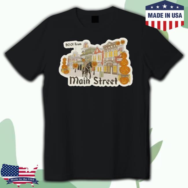 Boo From Main Street Halloween 2023 Long Sleeve T Shirt Boo From Main Street Halloween 2023 Hooded Sweatshirt