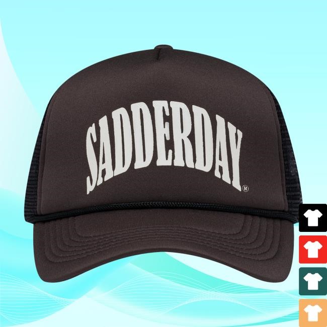 Sadderday Merch Store Arc Trucker Coal new twill cap