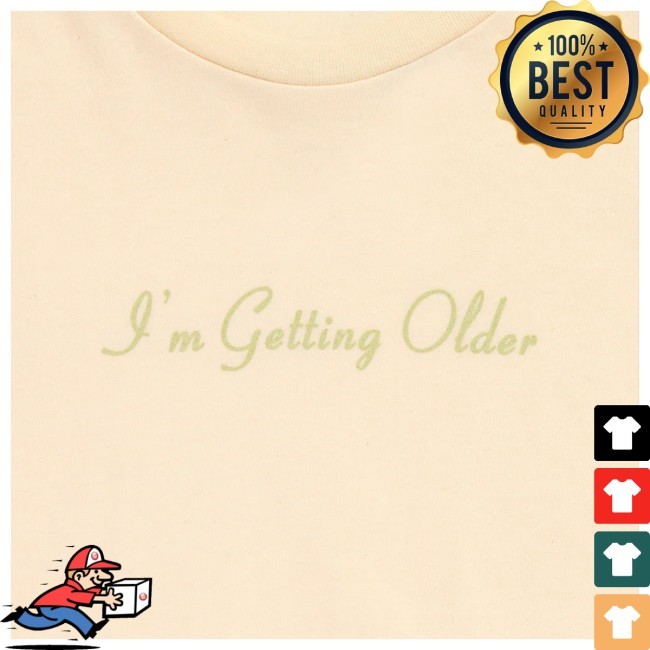 Official Billie Eilish Merch Getting Older Organic Tee