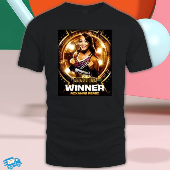 Roxanne Perez Makes History Nxt Deadline Iron Survivor Shirt
