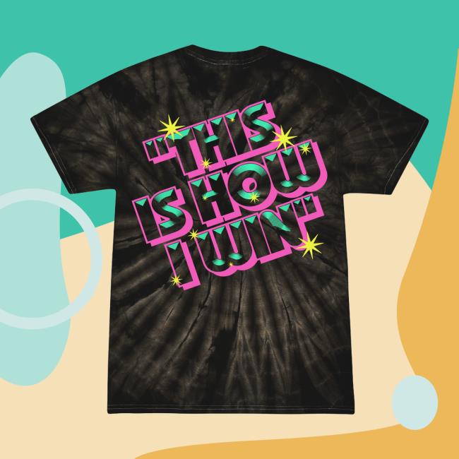 Official Studiohouse Designs Uncut Gems This Is How I Win Tie Dye Tee Shirt Black
