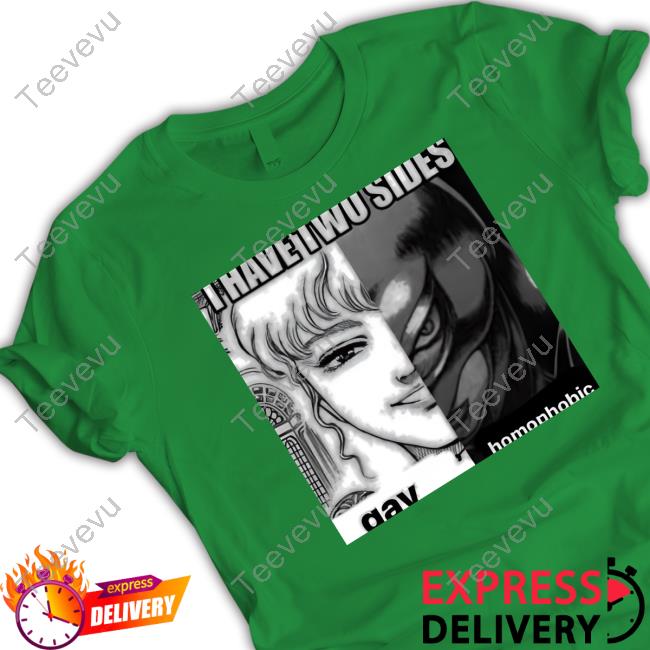 Goofyahhtees I Have Two Sides Gay Homophobic Funny Shirt