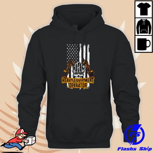 Top Heavy Equipment Operator Us Flag Shirt