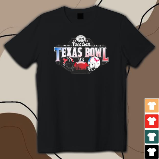Texas Tech Vs Ole Miss Taxact Texas Bowl 2022 Vintage Helmet Sweatshirts