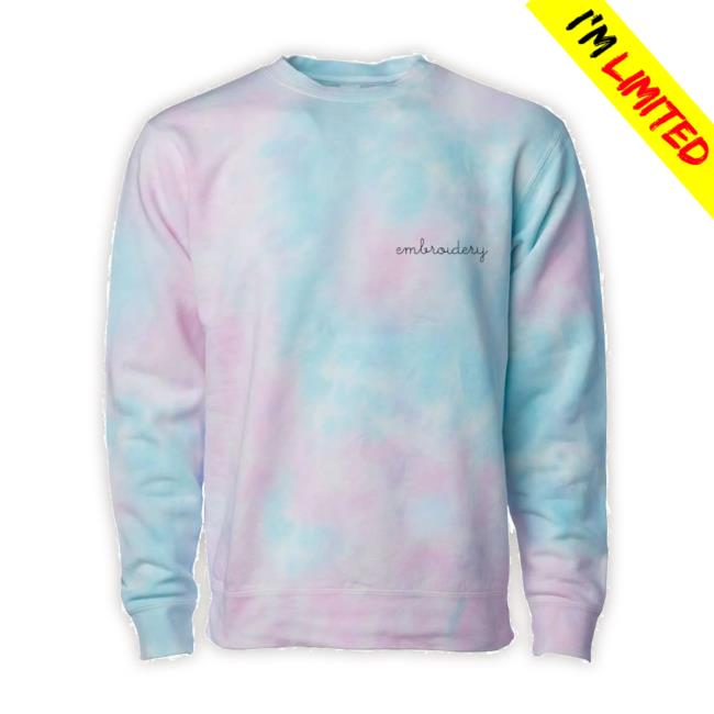Adult Tie-Dye Crewneck Fleece Shirts