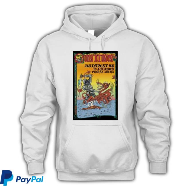 Guns N’ Roses Puskas Arena 19Th July, 2023 Show Poster Shirt