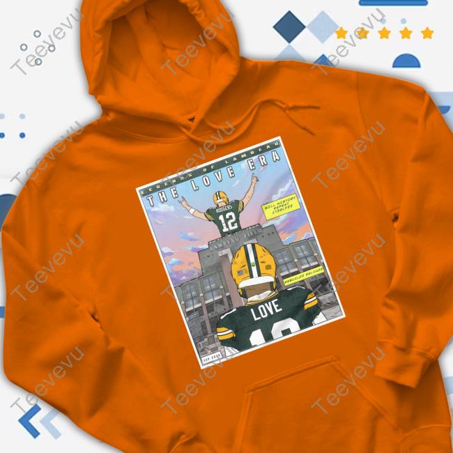 Campechecollective Merch The Love Era Comic Sweatshirt Legennds Of Lambeau The Love Era Comic Tee Shirt