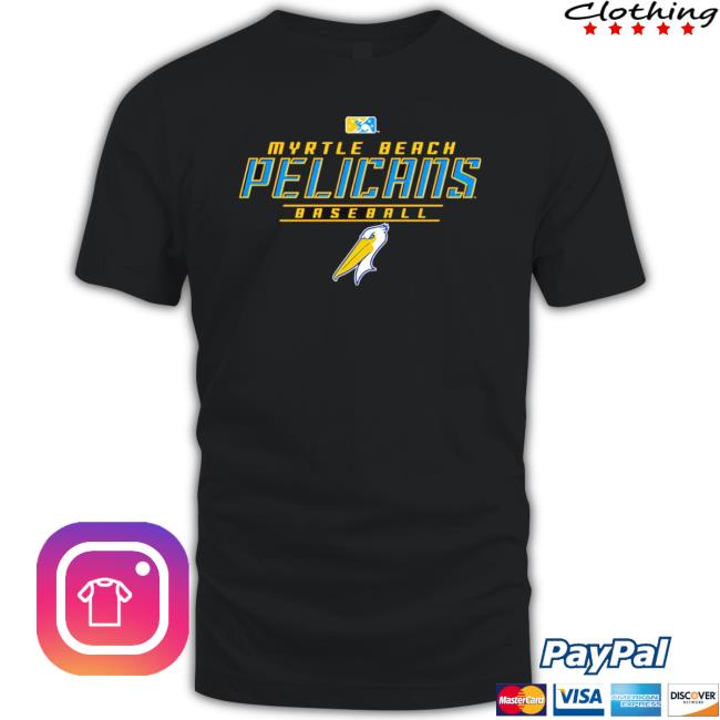 Myrtle Beach Pelicans Baseball Shirt Myrtle Beach Pelicans Baseball Shirt