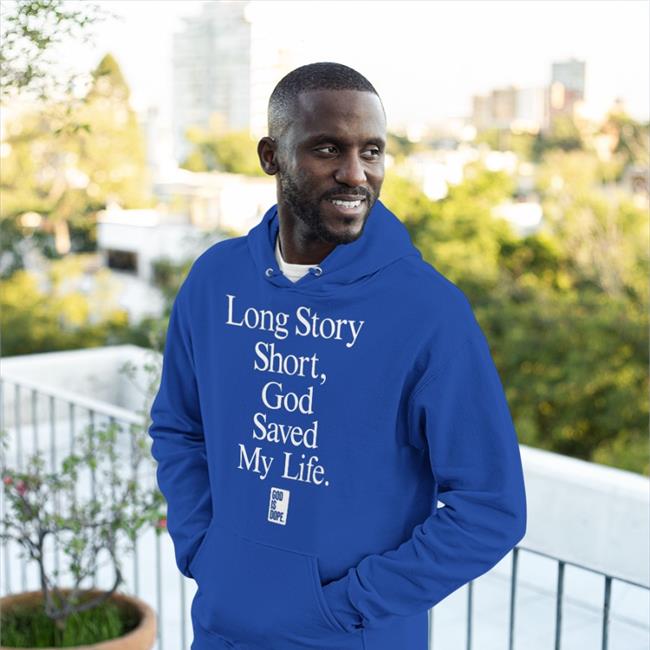 Long Story Short God Saved My Life Hoodie Coach Yo