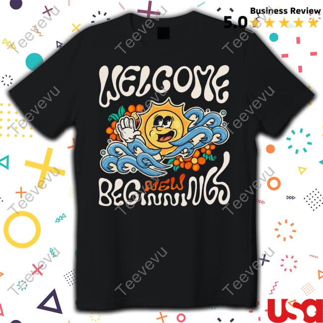 Designbyato Welcome New Beginnings Hoodie