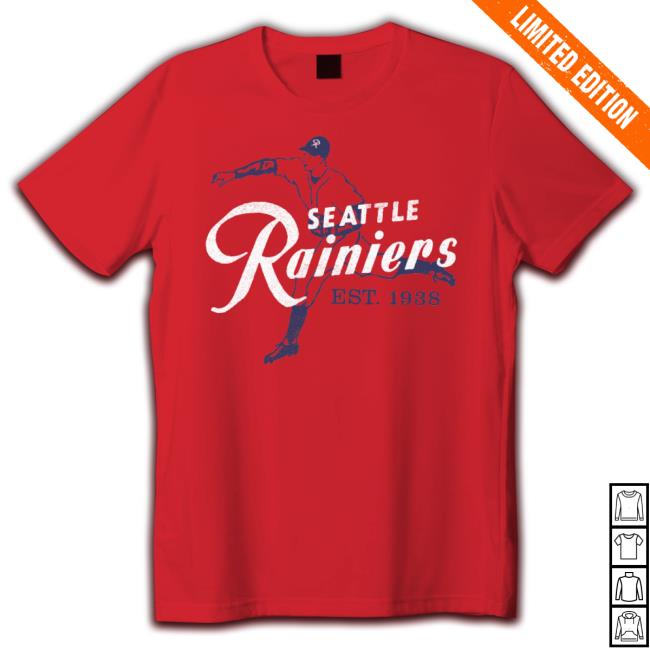 Official Seattle Rainier's Baseball Sweatshirt