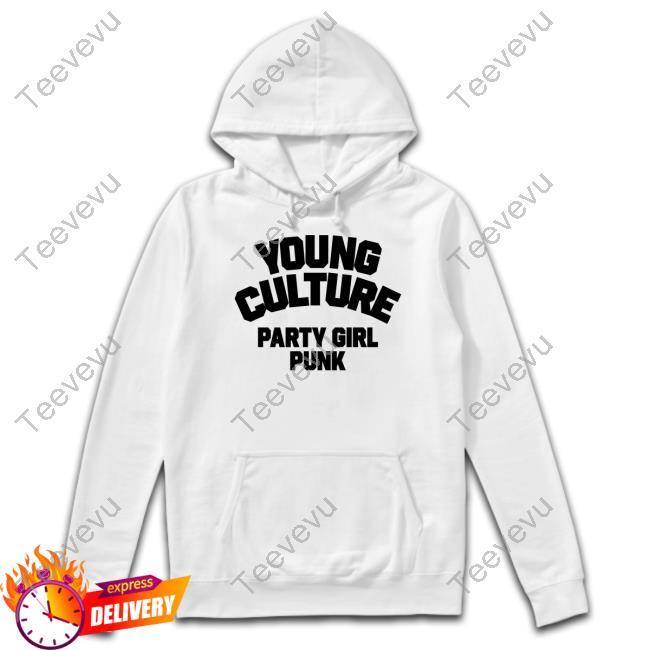 Young Culture Party Girl Punk Hooded Sweatshirt