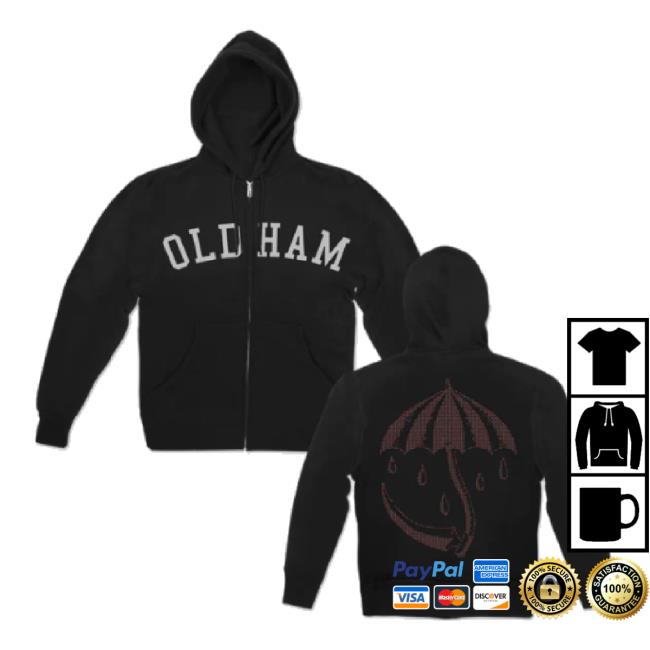 Original Sumerian Records Merch Store Palaye Royale White "Umbrella" Hoodie Sumerianrecords Shop