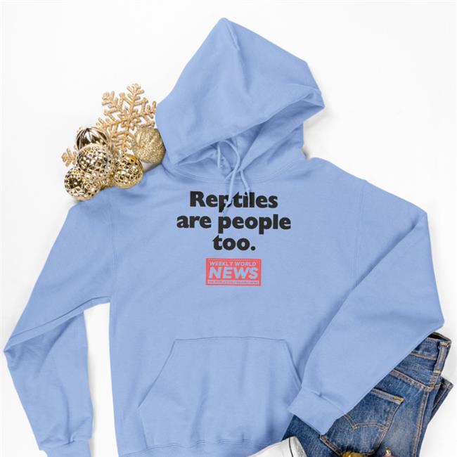 Weekly World News Reptiles Hoodie Creepycompany Store