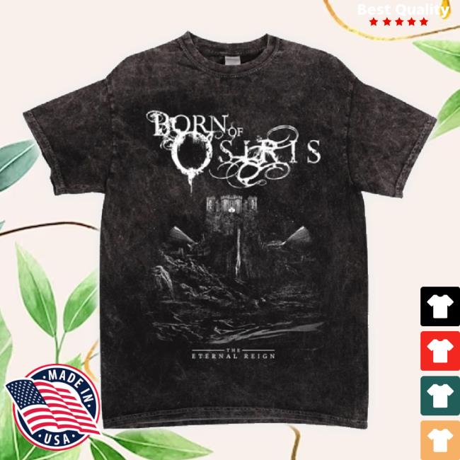 Trending Sumerian Records Merch Store Born Of Osiris - "Eternal Reign" Album Art Mineral Wash Hoodie Sweatshirt Sumerianrecords Shop