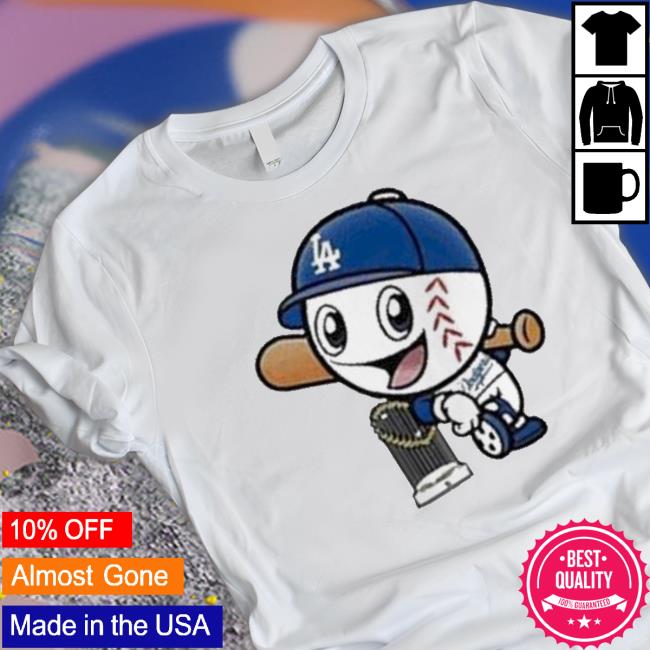 Mr Dodger World Series Trophy La Dodger T-Shirt