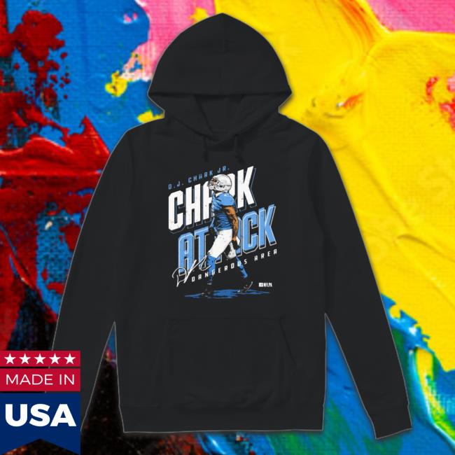 D.J. Chark Jr. Detroit Chark Attack Dangerous Area Signature Hoodie