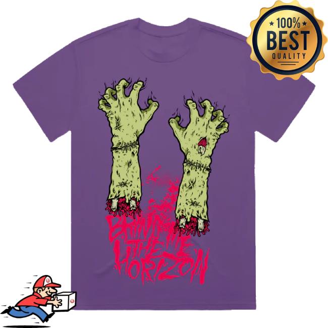 Trending Zombie Hands Purple Sweaters Bmthofficial Shop