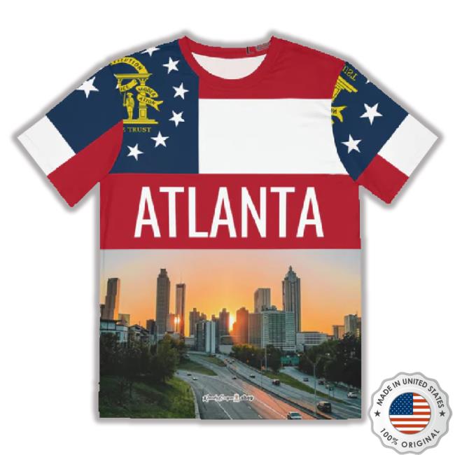 Atlanta Georgia Men's Polyester Shirts (Aop)