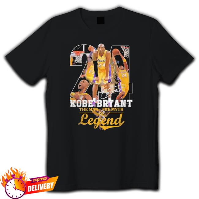 24 Kobe Bryant The Man The Myth The Legend Long Sleeve Shirt