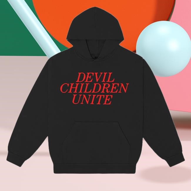 Trust Records Merch Shop Devil Children Unite Black Tee Shirt