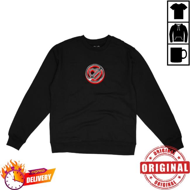 Official Fuerza Regida Shop Merch Store Jop Chrome Sweatshirt - Black