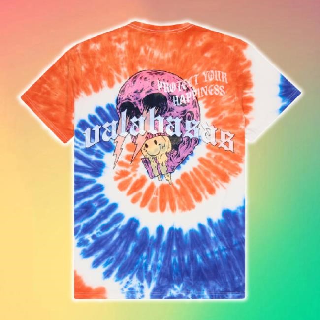 Official Valabasas Shop Merch Store Protected Tie Dye Tee Shirt