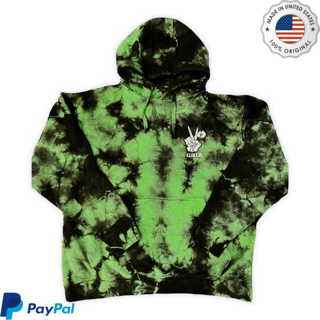 Official Griz Merch Store Griz Half Dead Pullover Long Sleeve Tee In Slime Time Green Mynameisgriz Shop