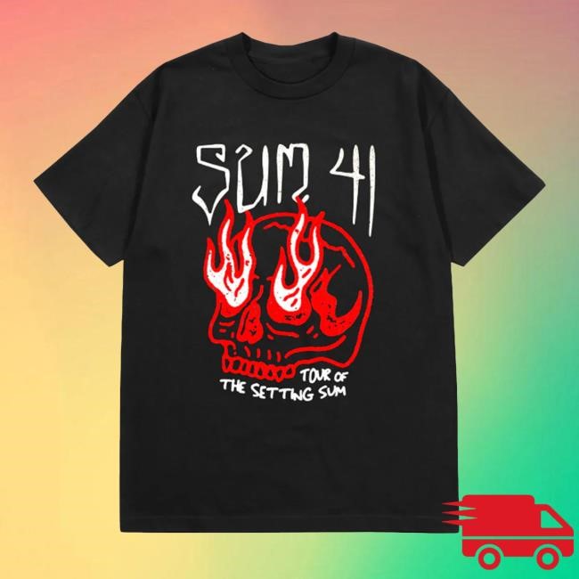 Official Skull Sketch Tour Long Sleeve T Shirt