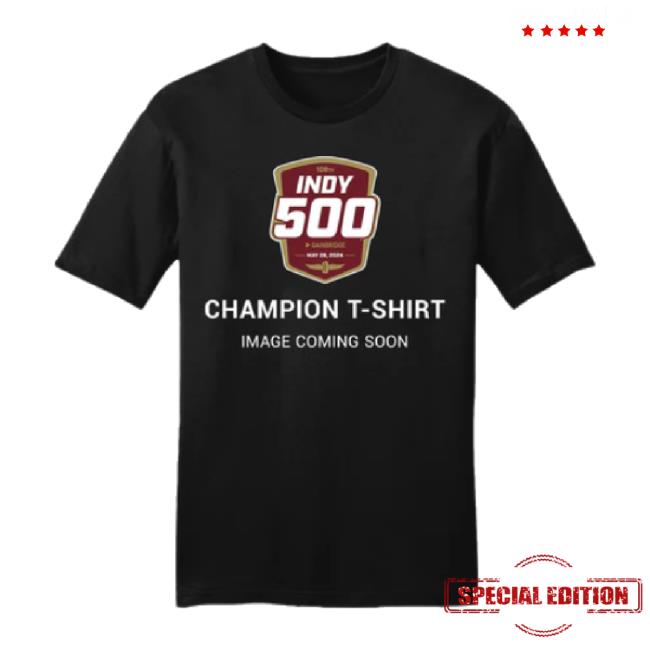 Original 2024 Indianapolis 500 Winner Josef Newgarden T-Shirt Ims Shop